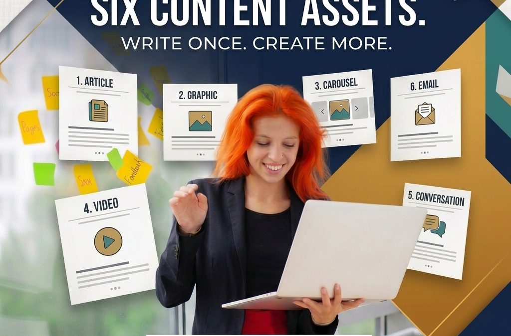 Content Repurposing for Authors: 1 Idea Into 6 Assets